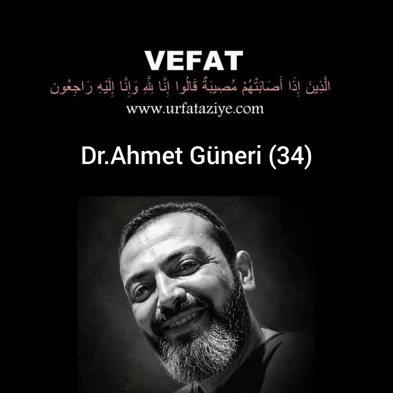 Vefat: Dr Ahmet Güneri